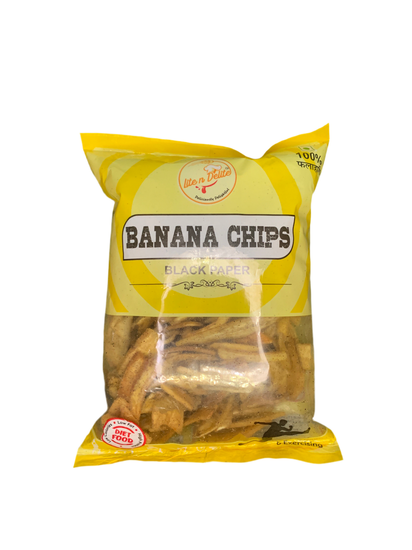 Light n Delight Falhari Banana Chips With Black Pepper 200g