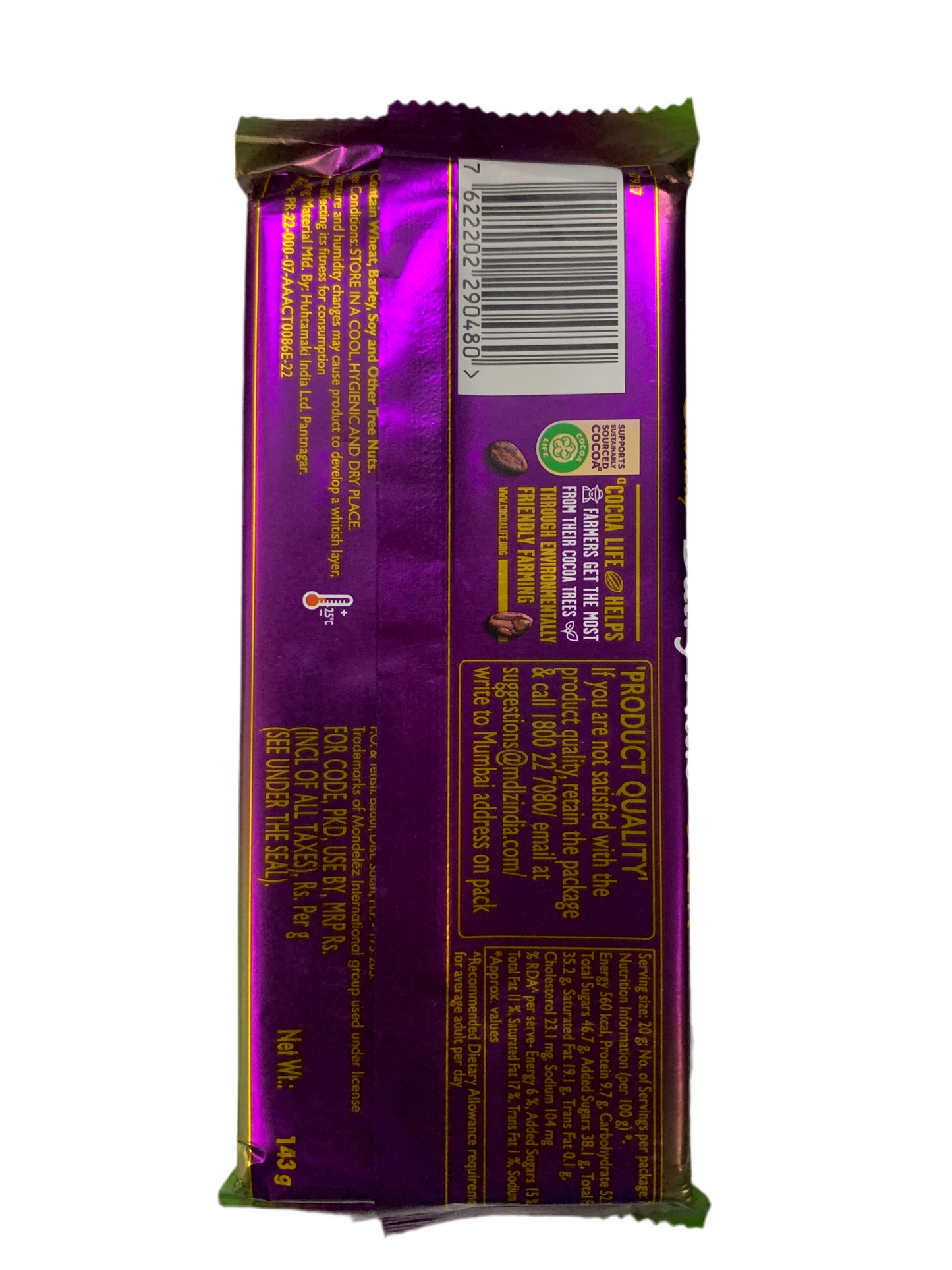 Dairy Milk Silk Roast Almond 143 g