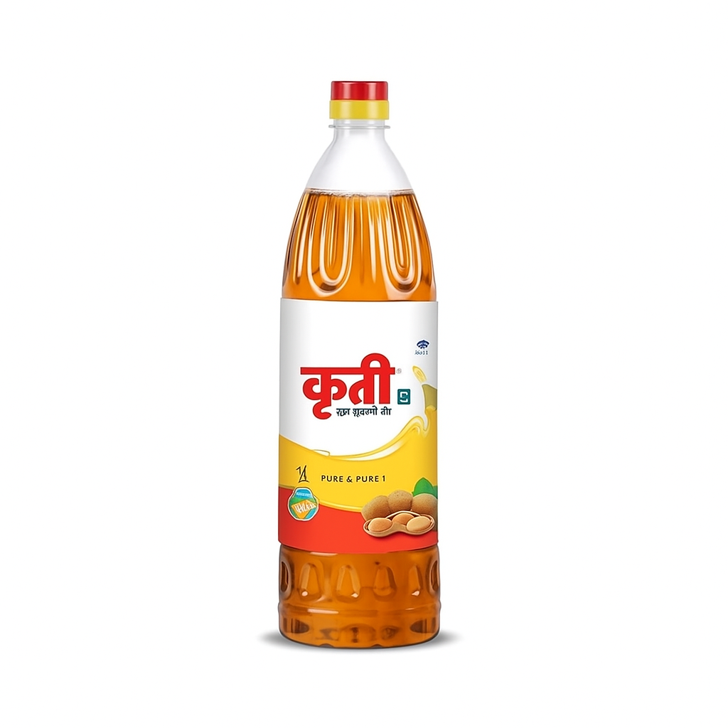 Kriti Refined Groundnut Oil 1L