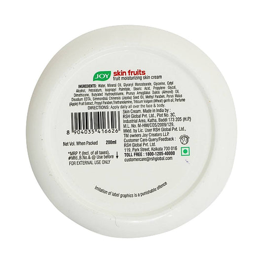 Joy Skin Fruits Moisturizing Cream: 200 ml