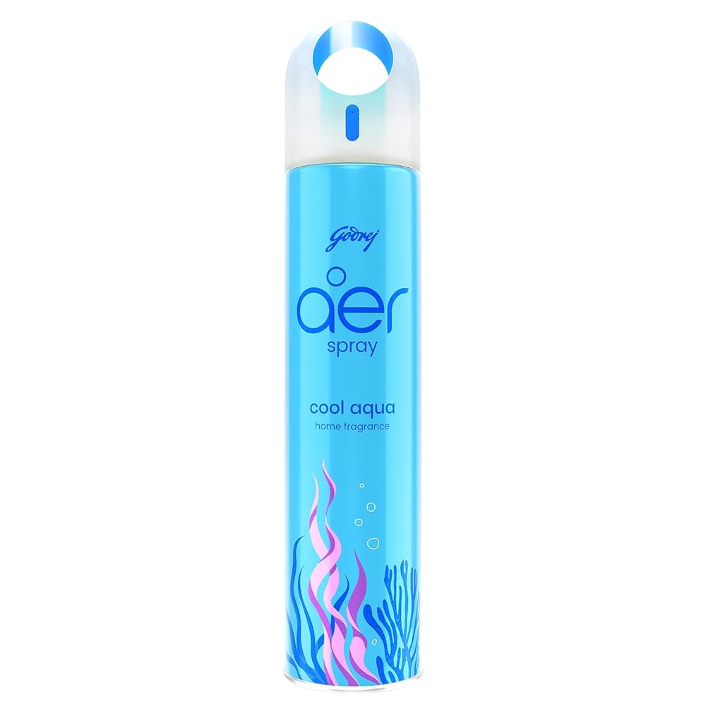 Godrej aer Room Freshener for Home & Office - Cool Aqua (220 ml)