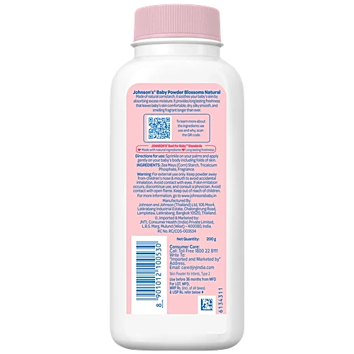 Johnson's baby Blossoms Baby Powder, 200 g
