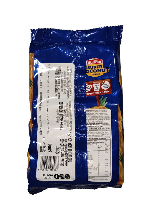 Super Coconut Biscuit 600g Family Pack