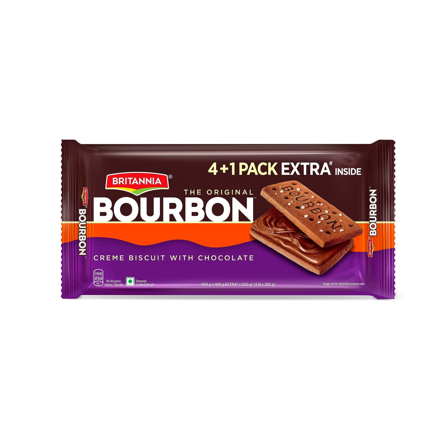 Britannia Bourbon 500g On Pack Combo