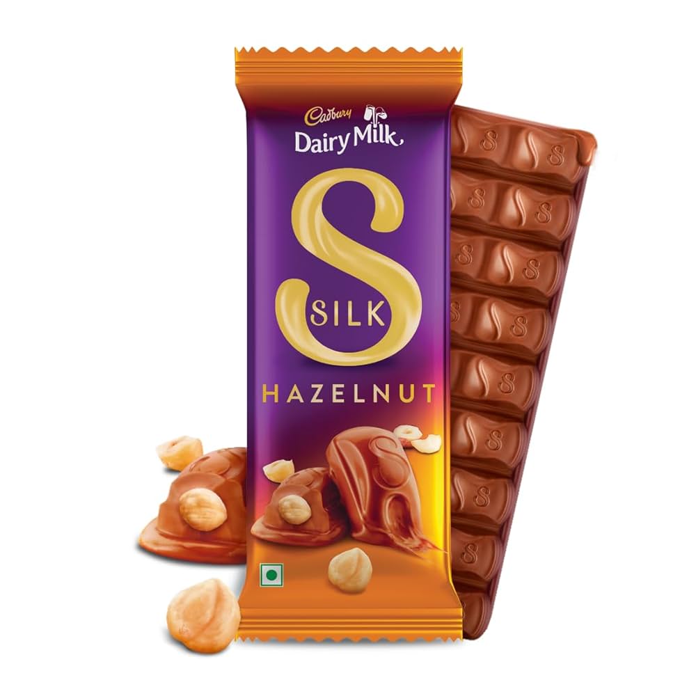 Cadbury Dairy Milk Silk Hazelnut Chocolate Bar, 134 g