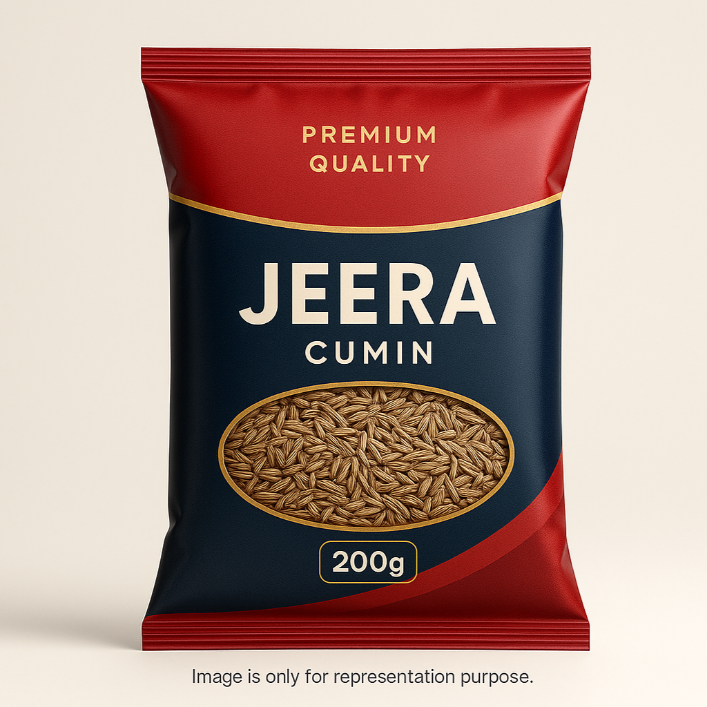 jeera 200 g premium palothin red and blue packinf with text image is only for representation purpous at bottom
