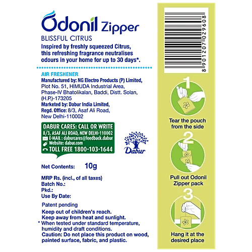 Odonil Blissful Citrus Air Freshener, 10 g