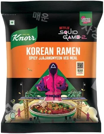 Knorr Korean Ramen Spicy Jjajangmyeon Veg Noodles