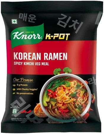 Knorr Korean Ramen Spicy Kimchi Veg Noodles