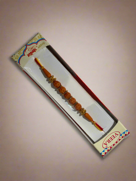 Veera Brown Stone Rakhi