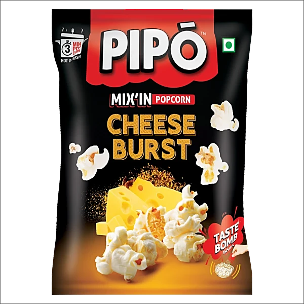 Pipo Popcorn - Mixin Cheese Burst, 60 g