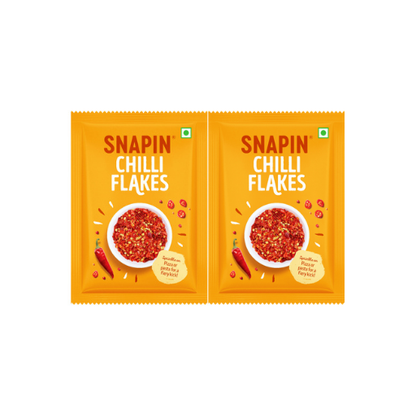 Snapin Chilli Flakes Sachet 7 g (pack of 2)