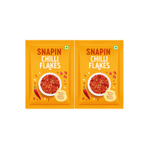 Snapin Chilli Flakes Sachet 7 g (pack of 2)
