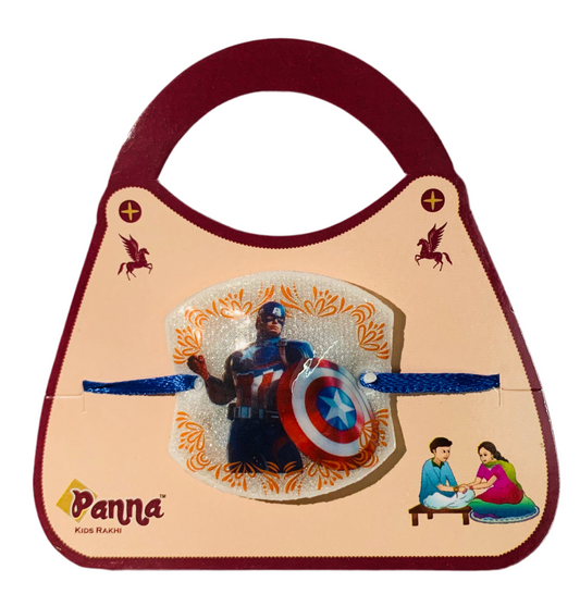 Captain America 🚦Lighting🚦Kids Rakhi