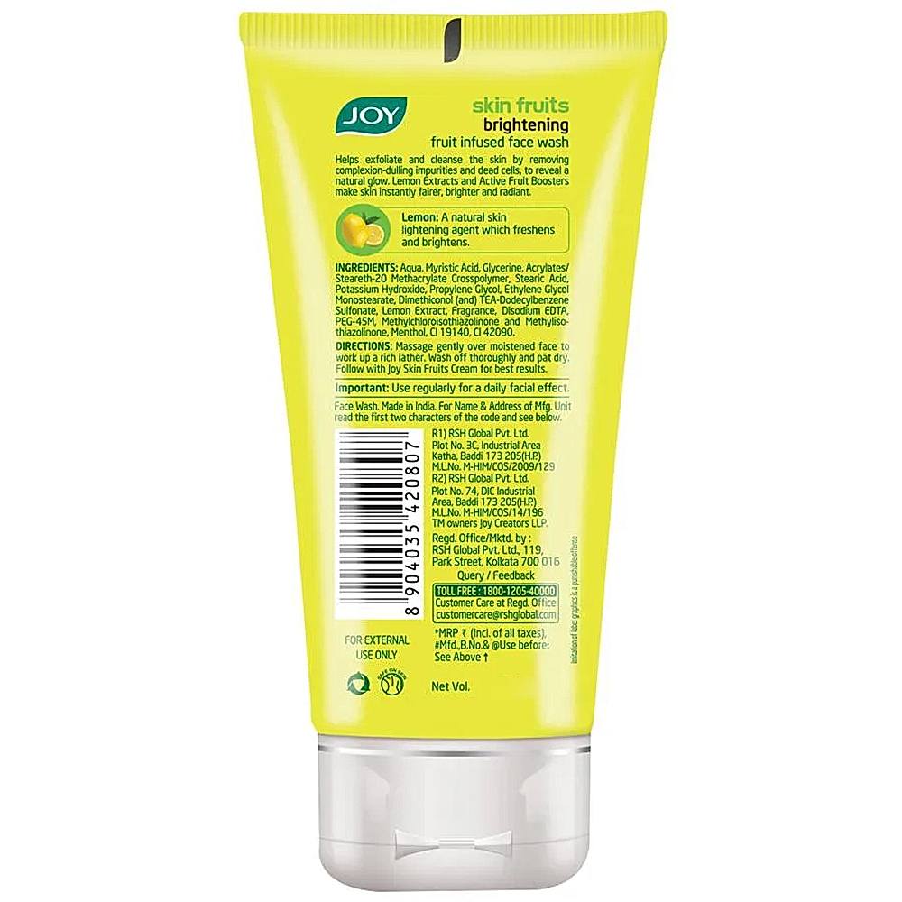 Joy Skin Fruits Face Wash: 150 ml