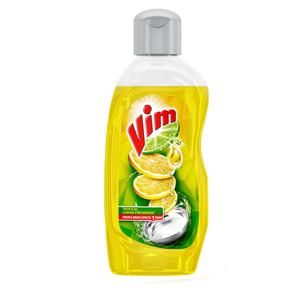 Vim Dishwash Liquid Gel - Lemon Bottle: 250 ml