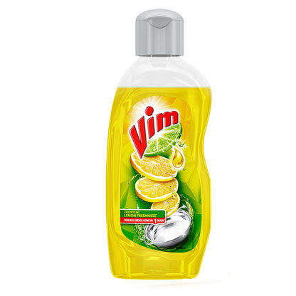 Vim Dishwash Liquid Gel - Lemon Bottle: 250 ml