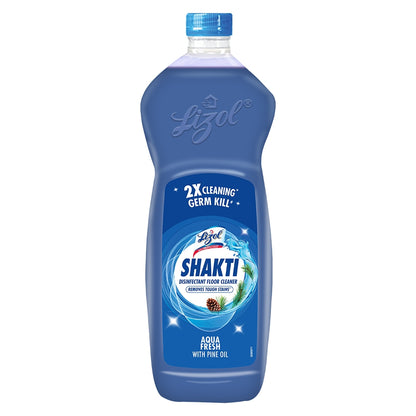 Lizol Shakti Disinfectant Floor Cleaner Aqua Fresh: 900 ml