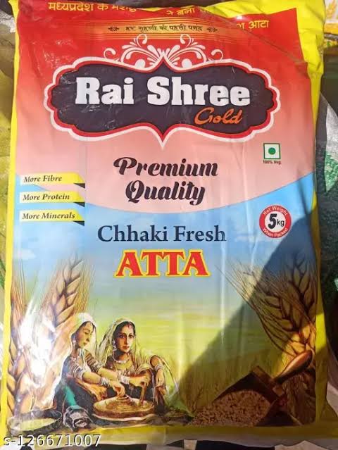 Raishree Chhaki Fresh Atta 25 kg
