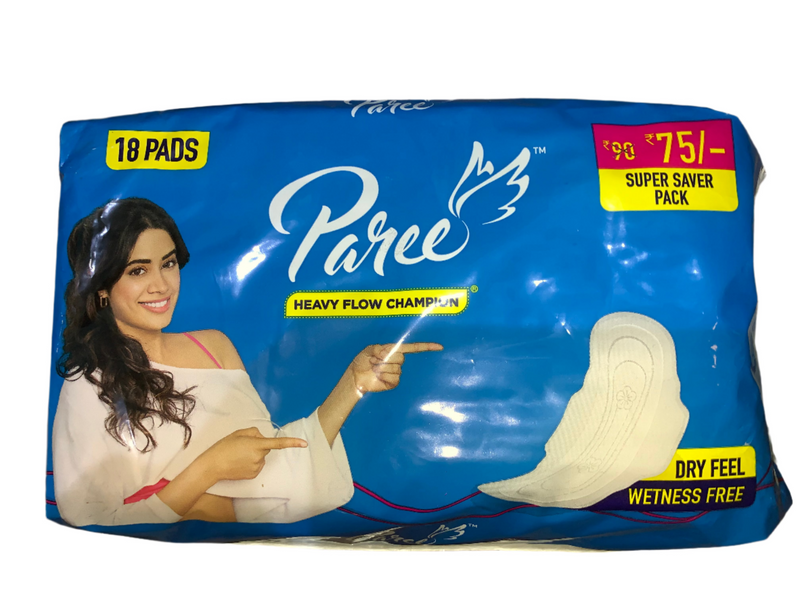 Paree Heavy Flow Champion Sanitary Pads  - XL (18 pcs)