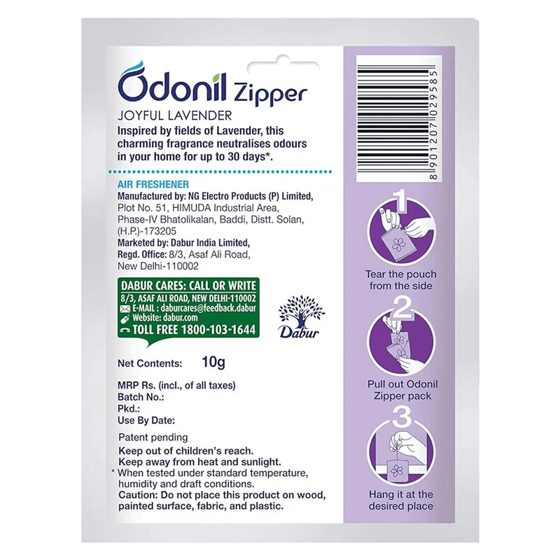 Odonil Zipper Joyful Lavender - 10g