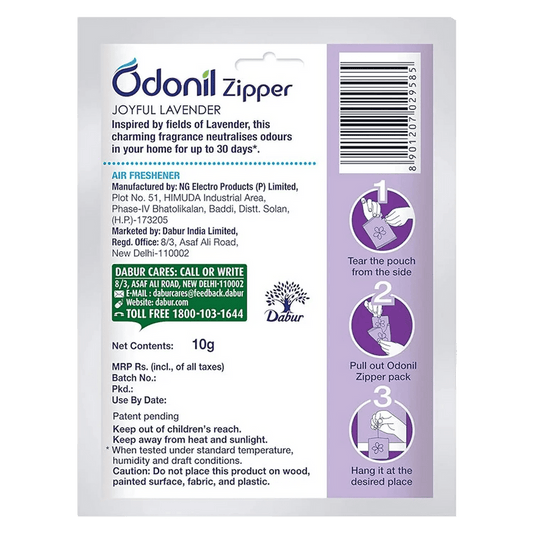 Odonil Zipper Joyful Lavender - 10g