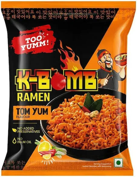 Too Yumm! K-Bomb Ramen Tom Yum Instant Noodles