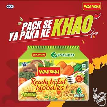 Wai Wai Instant Noodles (pack of 6)