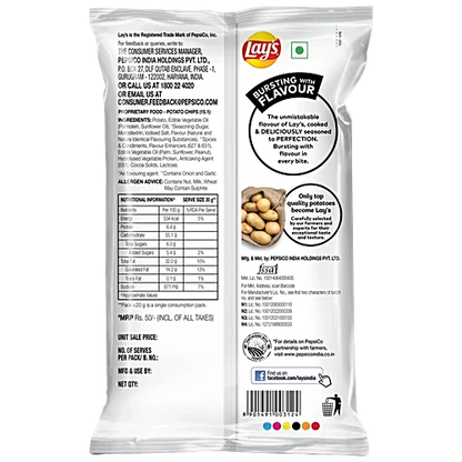 Lay's West Indies Hot N Sweet Potato Chips - Crispy Chips & Snacks, 82 g