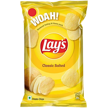Lay's Classic Salted Potato Chips, 82 g