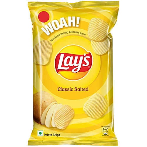 Lay's Classic Salted Potato Chips, 82 g