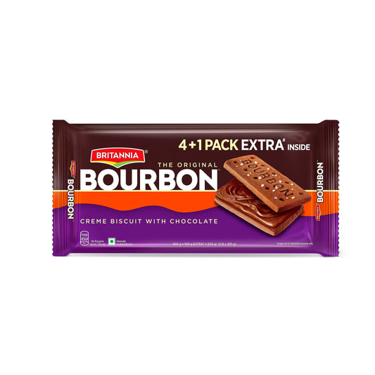 Britannia Bourbon 500g On Pack Combo
