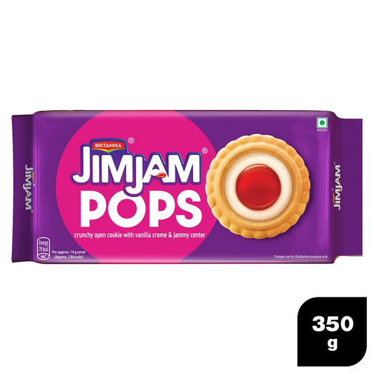 Britannia Jim Jam Pops Biscuit 350 g
