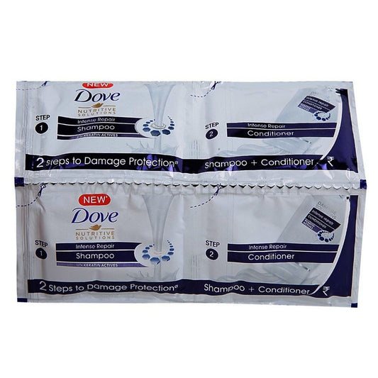 Dove Shampoo & Conditioner pack of 6 (5.5 ml Each)