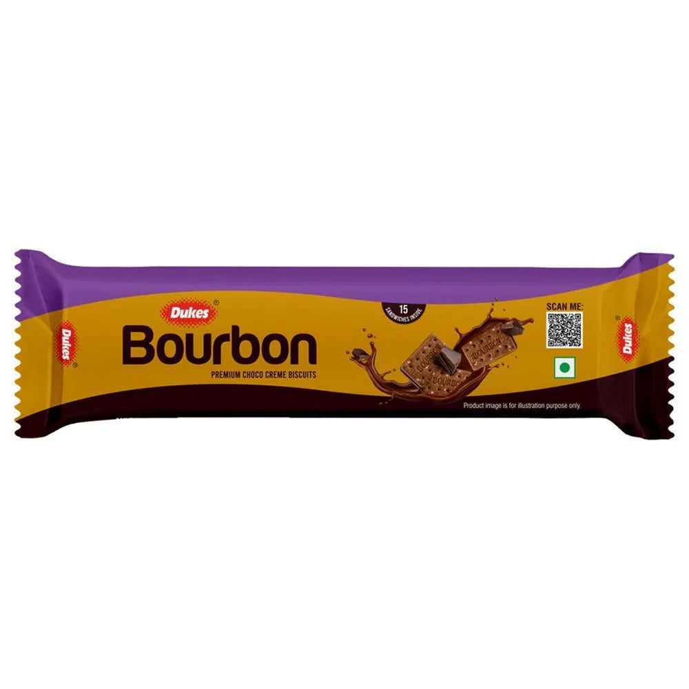 Dukes Bourbon Choco Creme Biscuits 125 g