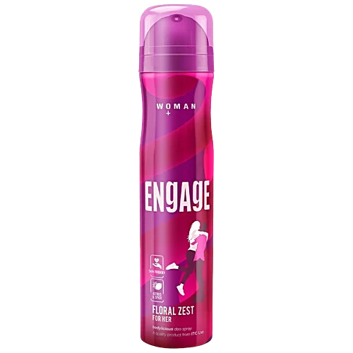 Engage Floral Zest Bodylicious Deo Spray - For Women, 150 ml