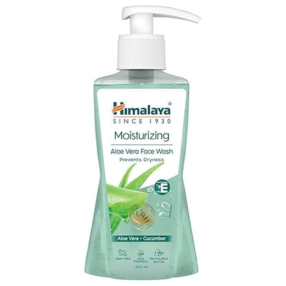Himalaya Moisturizing Aloe Vera Face Wash, 200ml