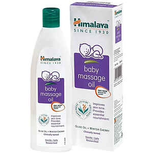 Himalaya Baby Massage Oil - With Olive Oil & Winter Cherry, 200 ml