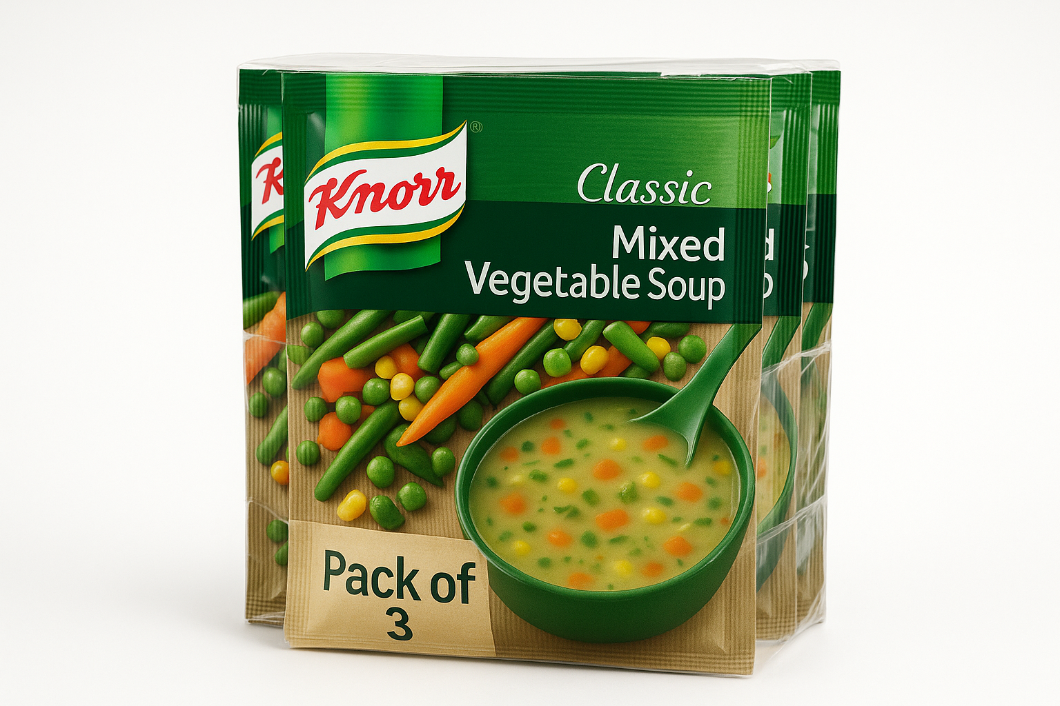 Knorr Classic Mixed Vegetable Soup pack of 3