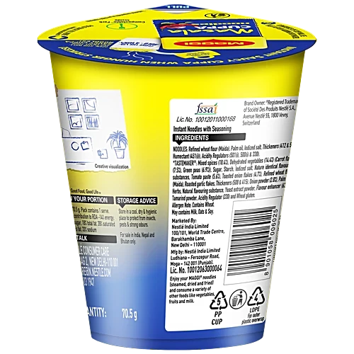 Maggi Masala Cuppa Noodles, 70.5 g