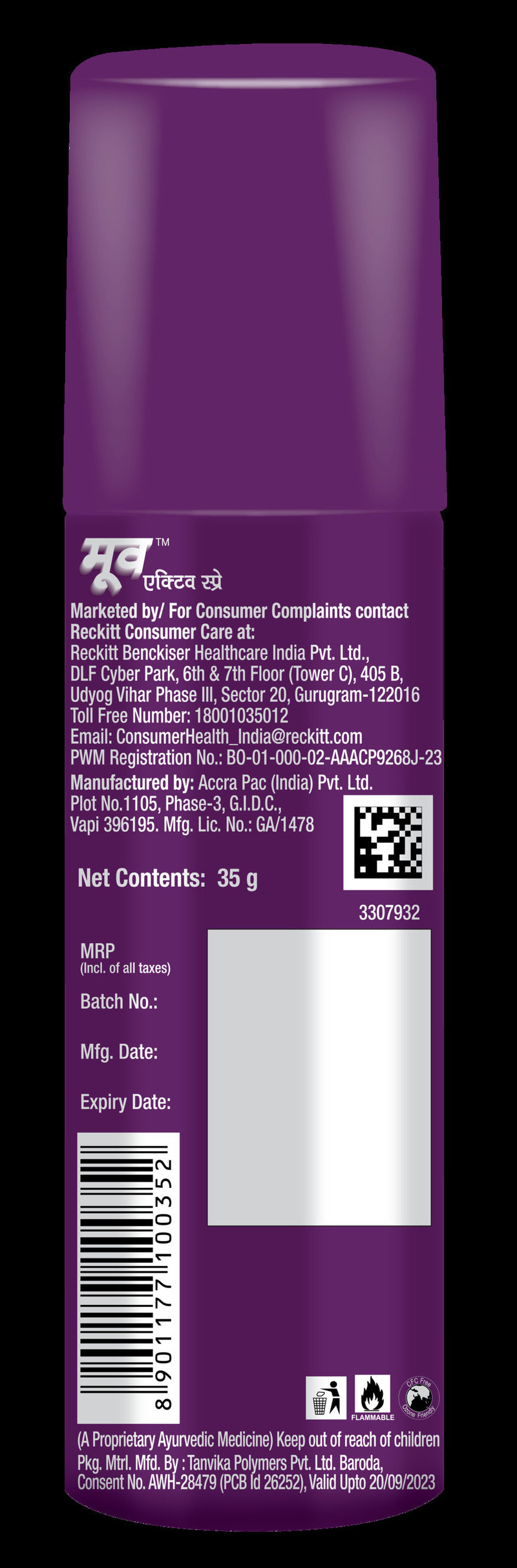 Moov Spray 35 g