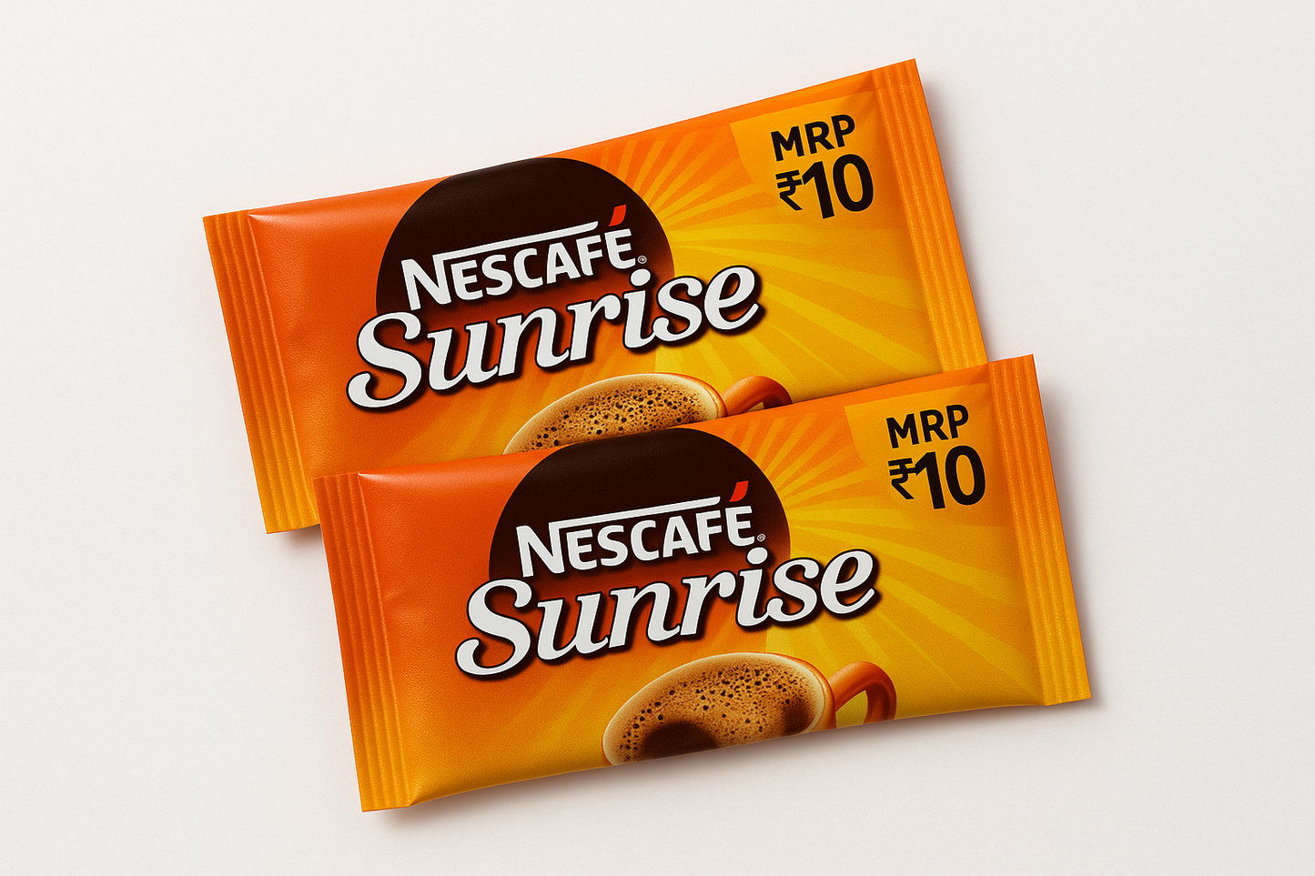 Nescafe Sunrise coffee sachets pack of 2 with MRP ₹10