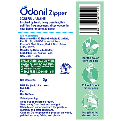Odonil Zipper Soulful Jasmine, 10 g