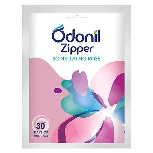 Odonil Bathroom Air Freshener - Zipper, Scintillating Rose, 10 g