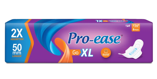 Pro-ease XL Sanitary Pad (Pack Of 6)