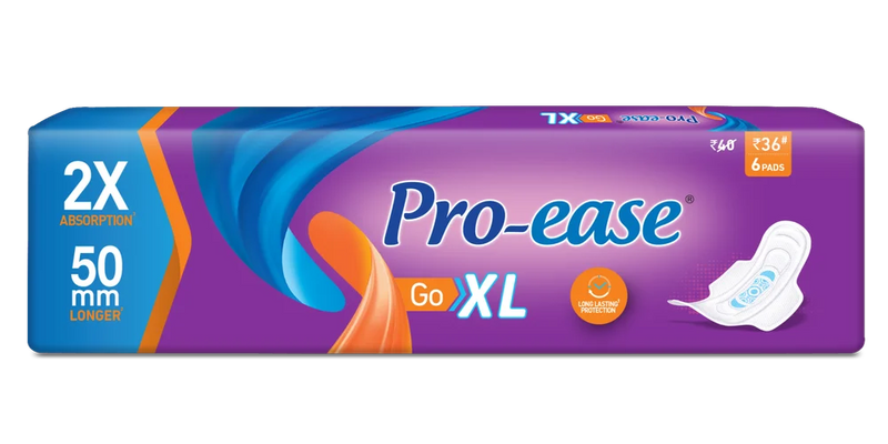 Pro-ease XL Sanitary Pad (Pack Of 6)
