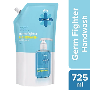Godrej Protekt Germ Fighter Handwash - Aqua, 725 ml