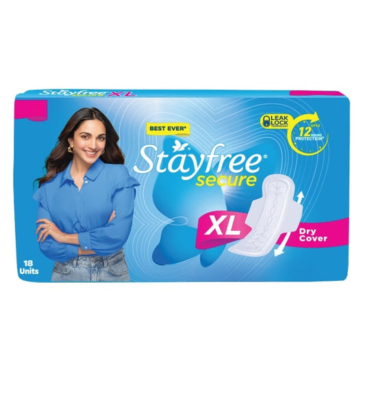 STAYFREE XL  Sanitary Pad (Pack Of 18)